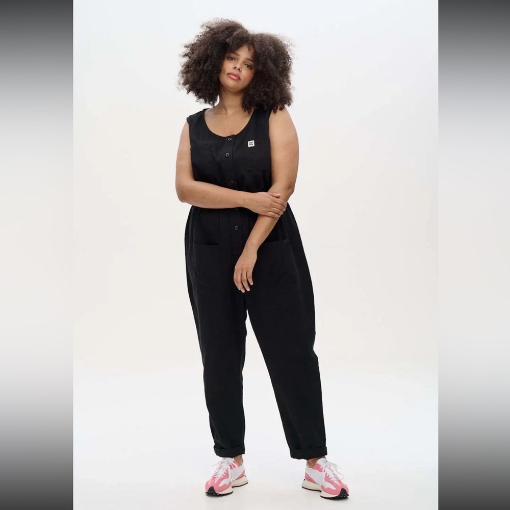 🖤NWT Lucy & Yak Organic Black Cotton Juni Jumpsuit🖤